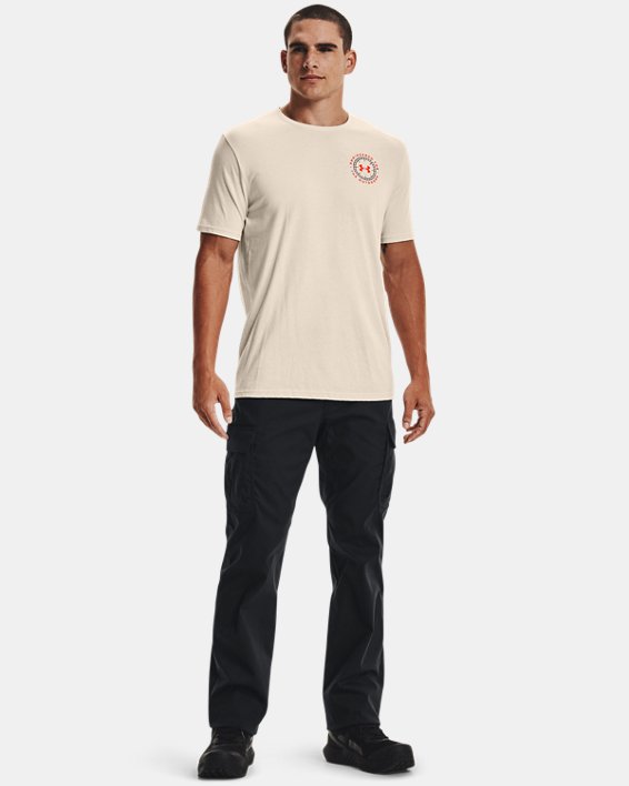 Men's UA Engineered Compass T-Shirt, White, pdpMainDesktop image number 2